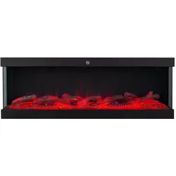 Sedex El Fuego® 3D Elektrokamin MONACO 142 cm mit Heizung – LED Wandkamin
