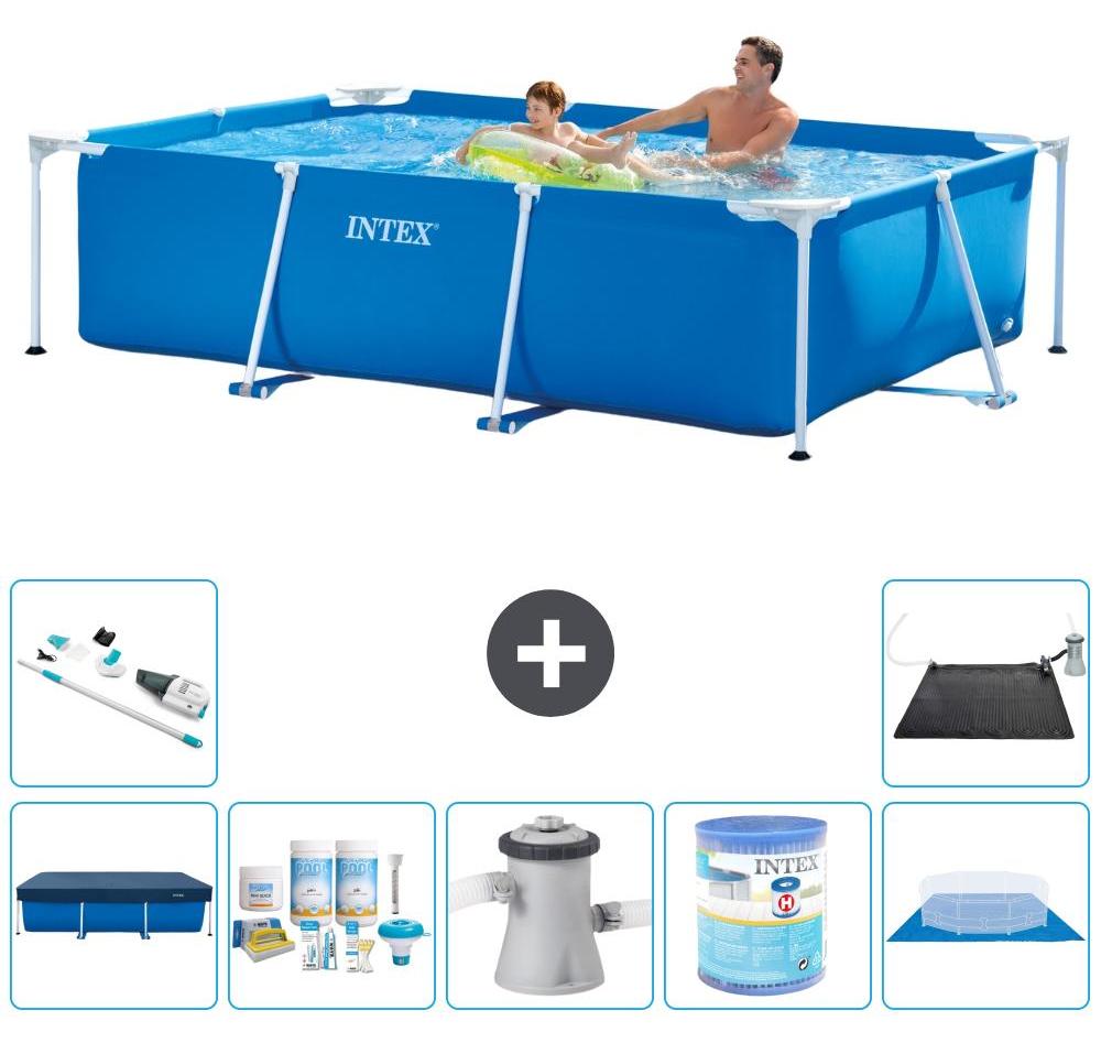 Rechteckiger Frame Pool - 260x160x65 cm - 8-teilig S30128