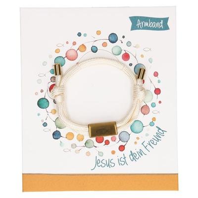 Textil-Armband - Jesus ist dein Freund