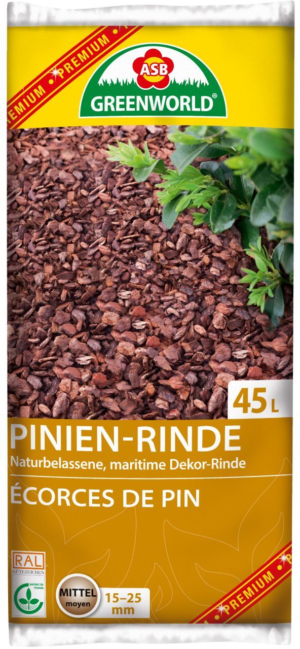 ASB Greenworld Pinienrinde 45L 15-25 mm Körnung, mittel