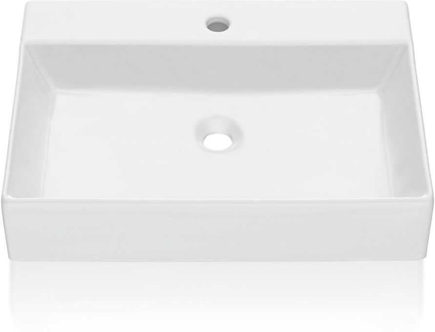 Belfry Bathroom 51 mm L x 45 mm W Polished Chrome Ceramic Rectangle Sink Polished Chrome 45mm W