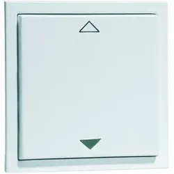 Peha - EnOcean Easyclick Wandsender NOVA, 2-Kanal, alu, Symbol AUF und AB