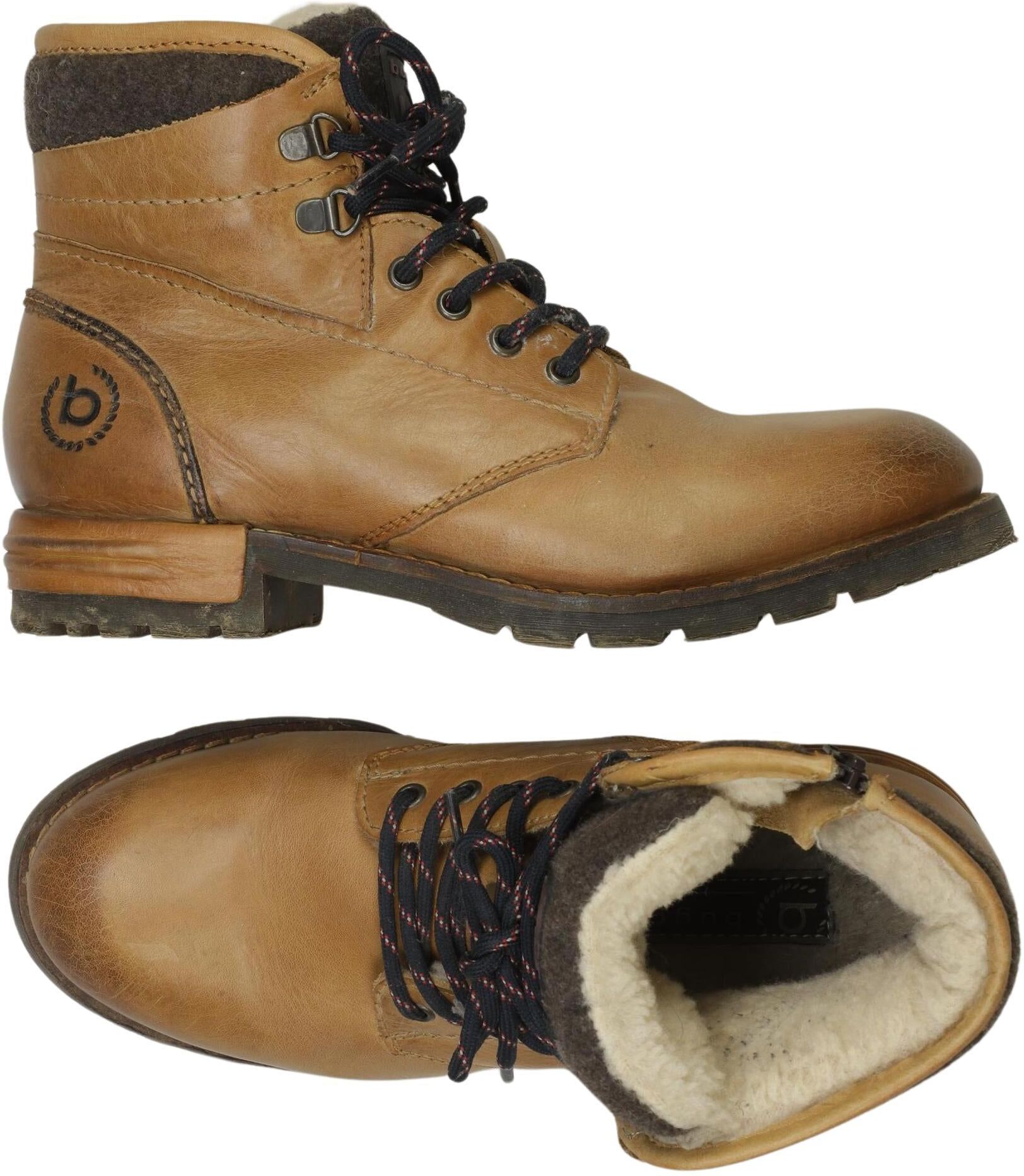 Bugatti Herren Stiefel, Braun, Gr. EU 42, Leder - Second Hand