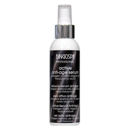 BingoSpa Anti Aging Active Serum mit Kollagen, Elastin, Hyaluronsäure und Arganöl zur Faltenreduzierung (47592977)