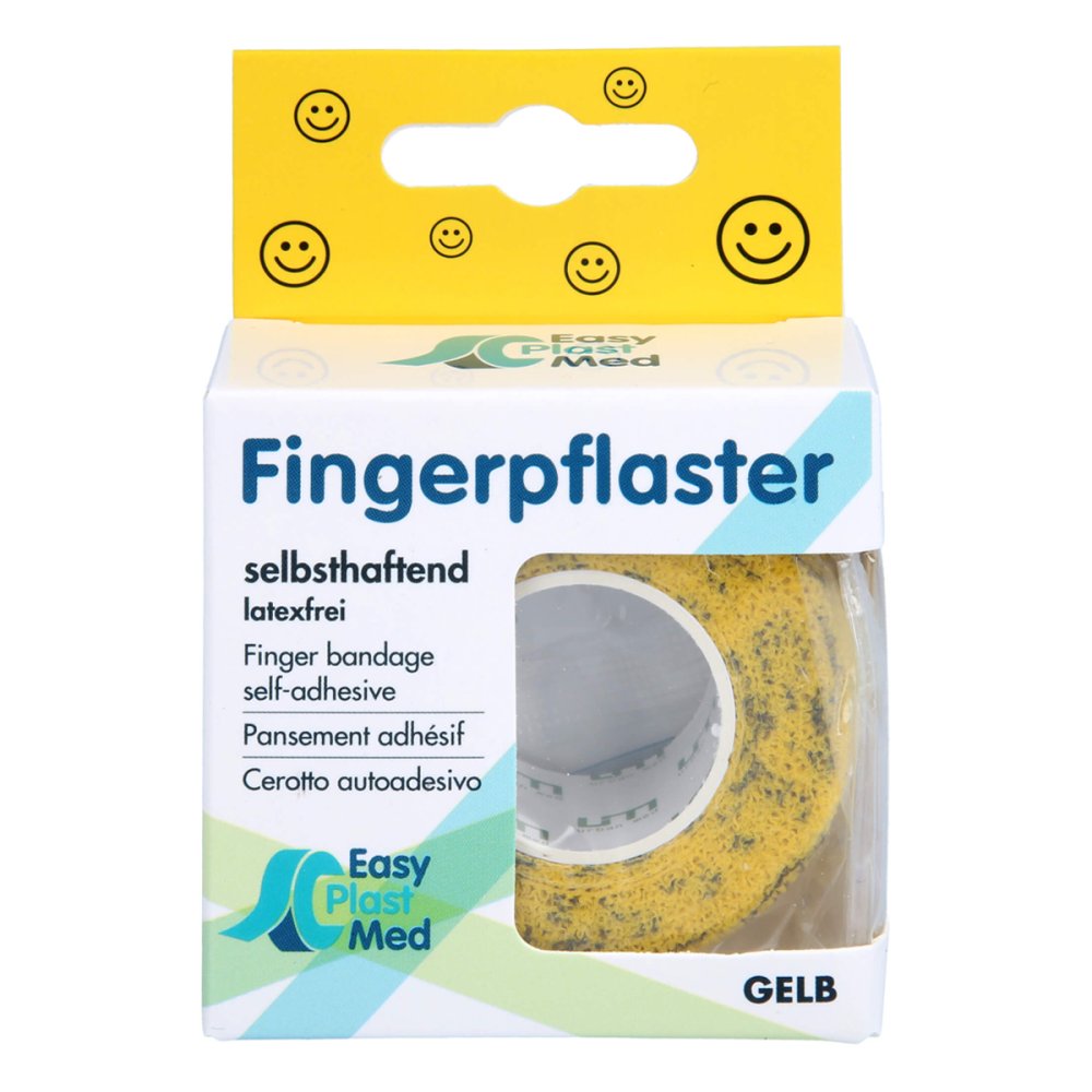 Wellneuss GmbH & Co. KG Um Easyplast Fingerpfl.selbsth.2,5cmx5m Gelb Smil. 17929183