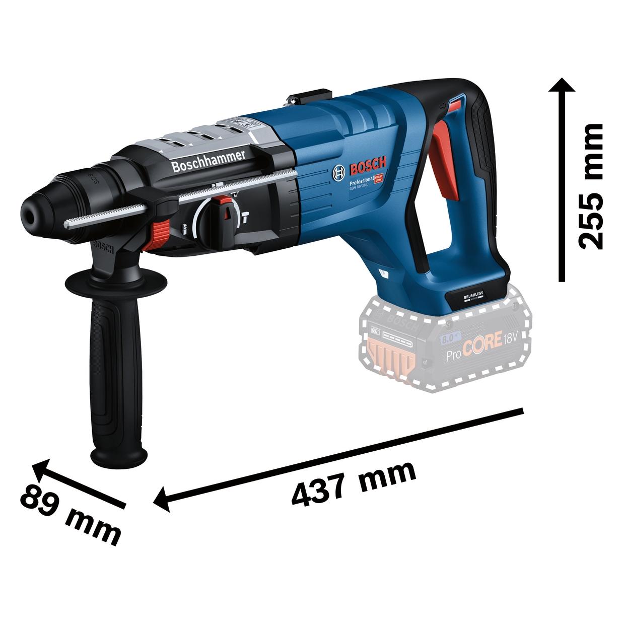 Bosch Professional GBH 18V-28 (Bohrhammer) (0611919004)