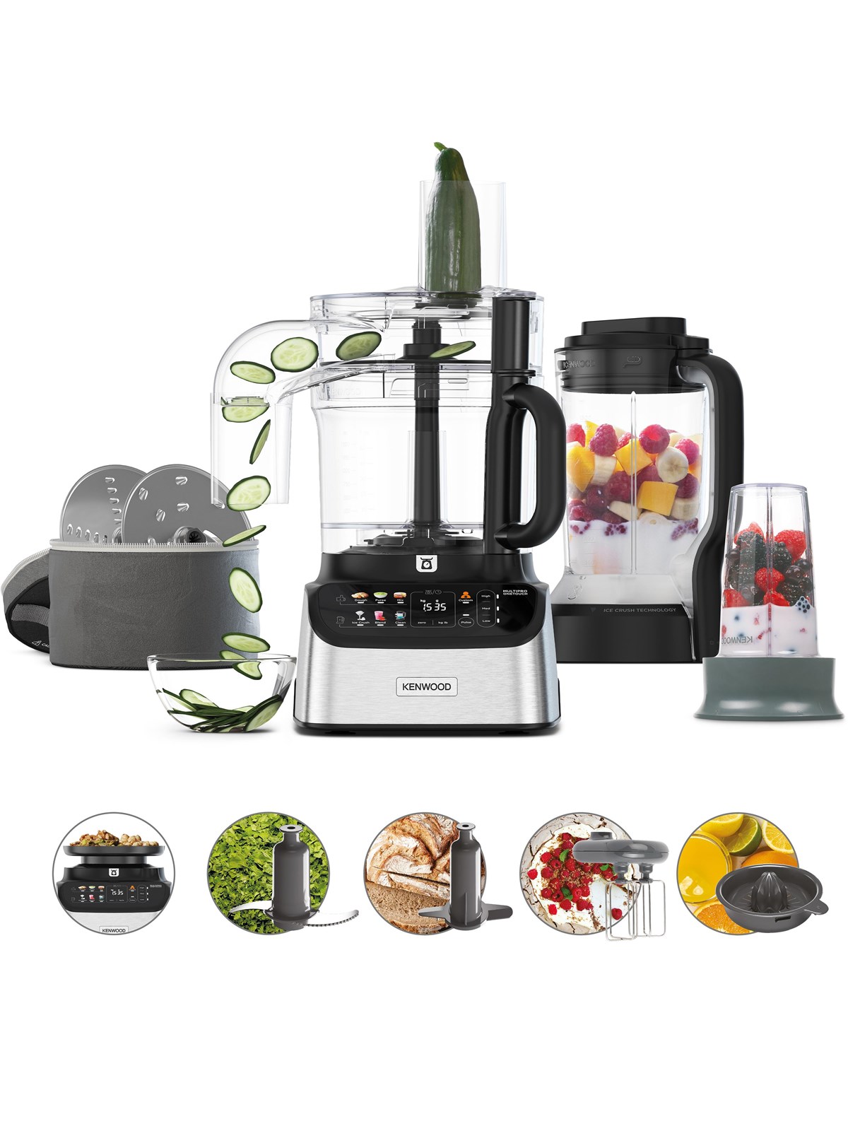 Kenwood Foodprocessor FDM73.850SS food processor