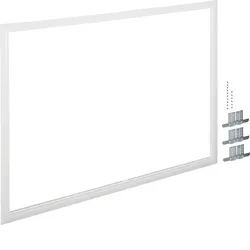 Hager FZ25B Blendrahmen, universZ, 5-feldig, RAL9010, für Schrankgröße 950x1300mm