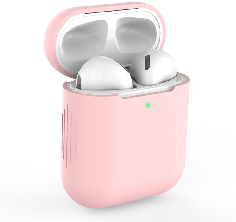 Apple AirPods (1 & 2. gen.) Tech-Protect Icon Silikone Cover - Lyserød