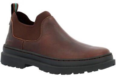 Georgia Boot Romeo Superlyte Chelsea Boot - Mens 7.5 Brown Boot Medium
