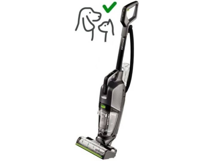 Bissell - Aspirateur Laveur Crosswave Hydrosteam Pet Pro - Fonction Vapeur, Idéale Taches Tenaces