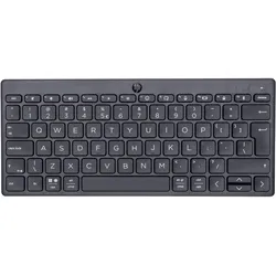 HP 350 Compact Multi-Device Bluetooth Keyboard (US, Kabellos), Tastatur, Schwarz