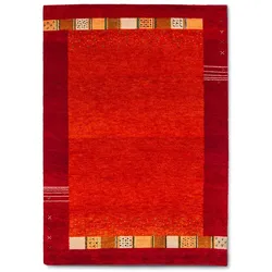 Gabbehteppich Country Style 170 x 240 cm Wolle Rot