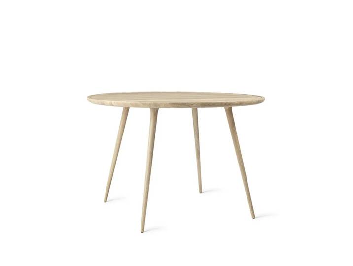 Mater Accent Esstisch runt Eiche weißpigmentiert mattlack, ø110cm