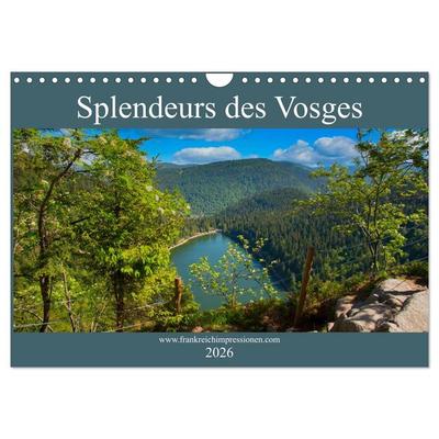 Splendeurs des Vosges (Calendrier mural 2026 DIN A4 vertical), CALVENDO calendrier mensuel