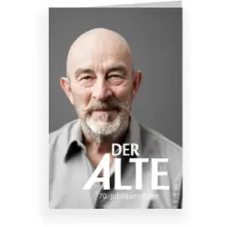 Einladungskarte 70. Geburtstag: Der Alte mit Foto