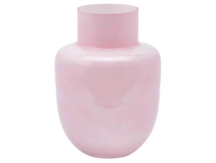 Vase Glas Rosa H: 31 cm Edg / Farbe: Rosa