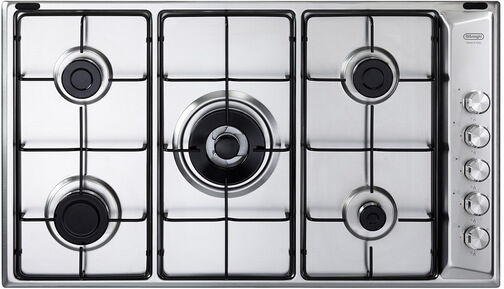 DeLonghi SLL 59 DD piano cottura Acciaio inox Da incasso 90 cm Gas 5 Fornello(i)