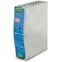 Planet Din-Rail Power Supply PWR-75-48 75 watts (75 W), PC Netzteil, Grau, Blau