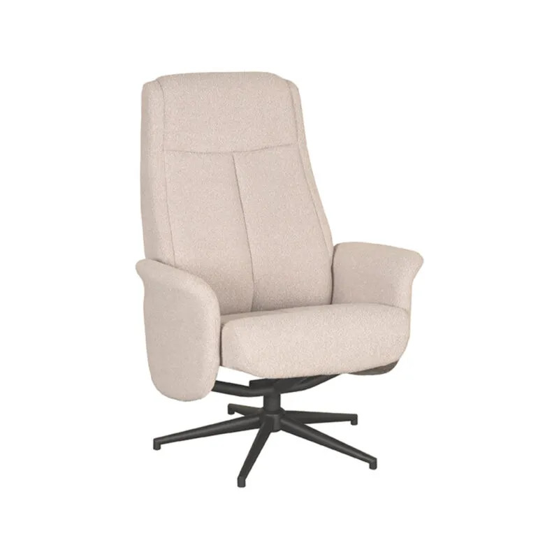 Label51 Fauteuil Bergen Coral Boucle Exclusief Hocker