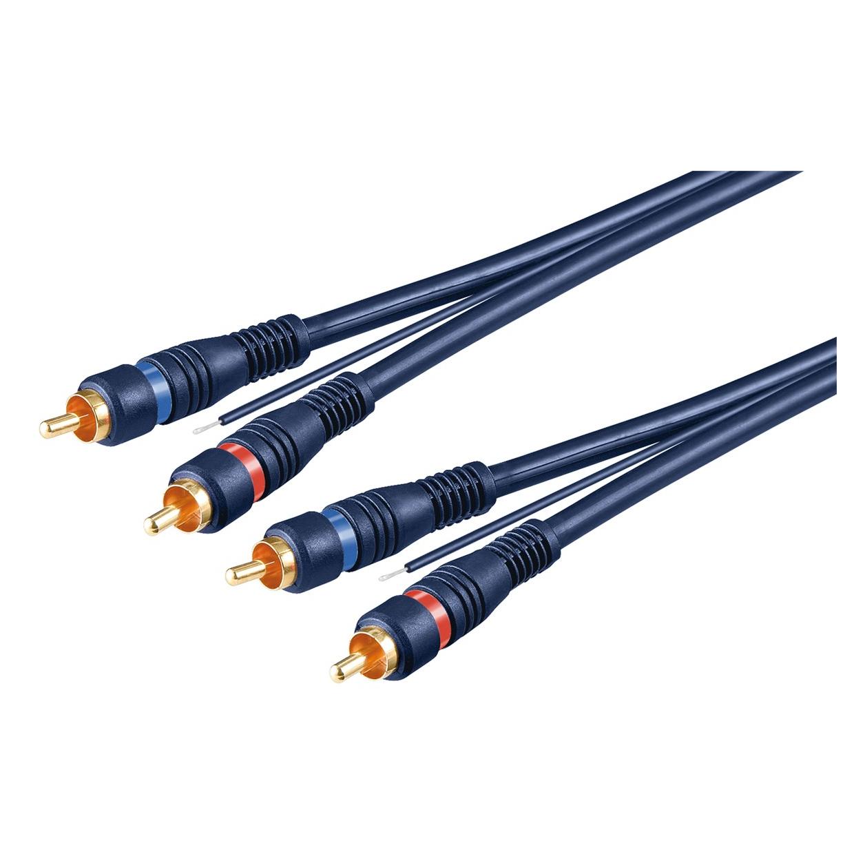 Goobay 2x RCA - 2x RCA (5 m, Cinch Kabel) (50175)
