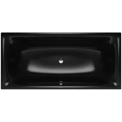 Kaldewei SILENIO Badewanne, schwarz, 1900x900 mm, 425 mm tief
