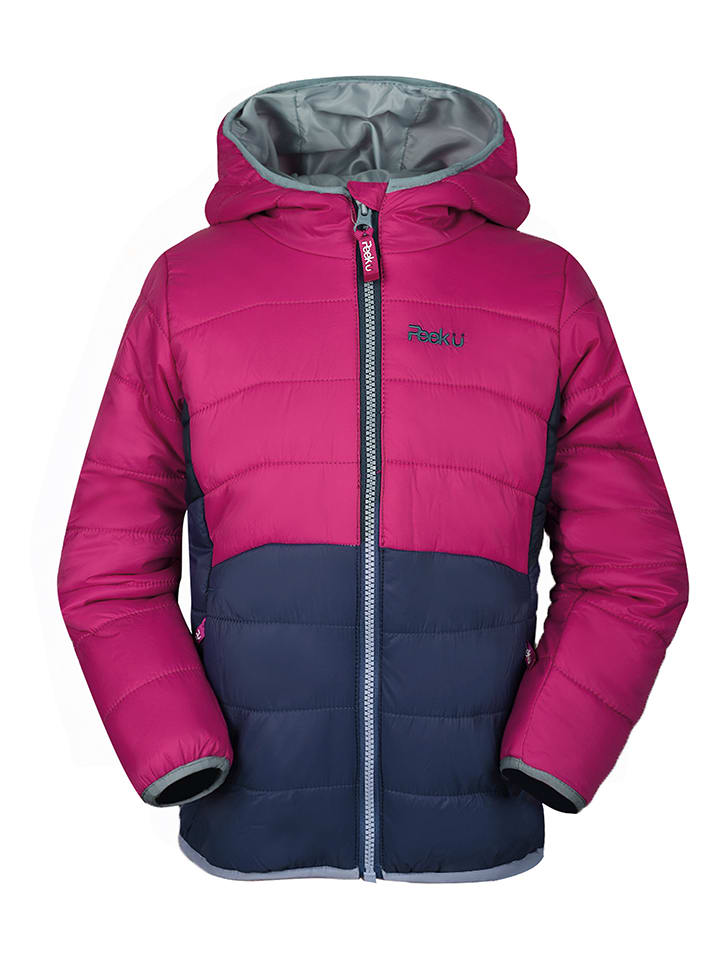 Peek U Ganzjahres-Steppjacke "Bon Bon" in Pink/ Dunkelblau - 110