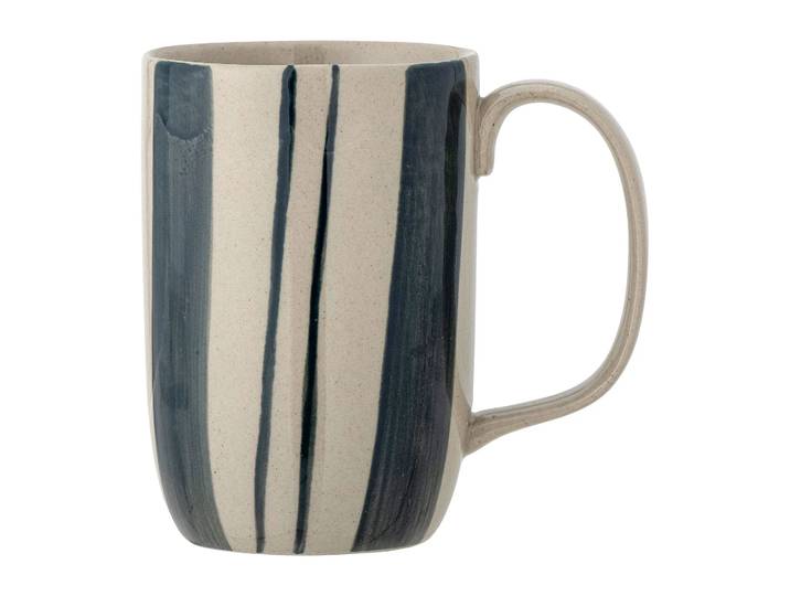 Bloomingville Mug Allium Ø8,5x11,5 cm Rayures bleues