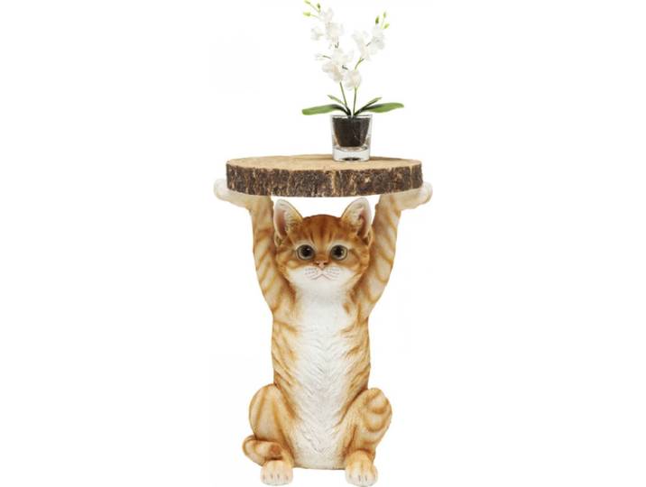 Kare Bijzettafel Animal Kat Ø33cm