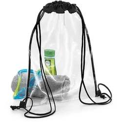 BagBase Turnbeutel transparent Sportbeutel BG7