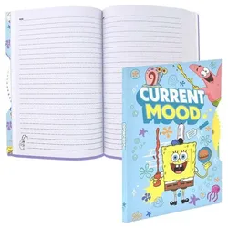 BlueSky Notizbuch »SpongeBob - Spinner« liniert A5 weiß, 14.8x21 cm
