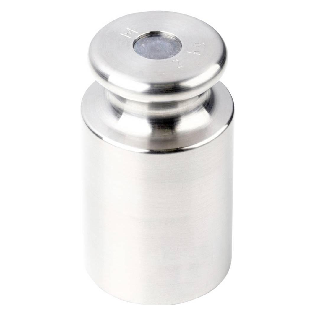 Kern M3 2 kg Prüfgewicht Knopf, Edelstahl feingedreht (OIML) (367-12)