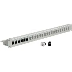 ROLINE 26110356 - 19" Keystone Patchpanel 24 Port