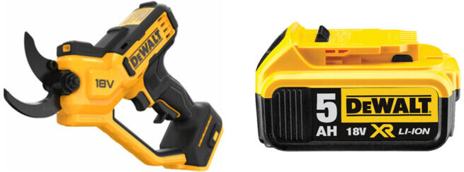 Set DeWalt Akku-Astschere, 18V, Basisversion + Ersatz-Akku DCB184-XJ