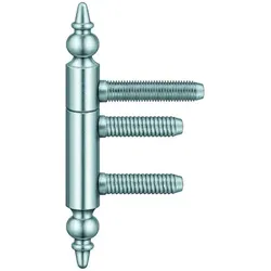 FT-Einbohrband,BAKA® B 1-13 ZK,für Drehflügel,2tlg., Ø13mm, vergoldet, poliert
