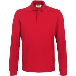 Longsleeve-Poloshirt "PERFORMANCE" 815 - 4XL - Rot
