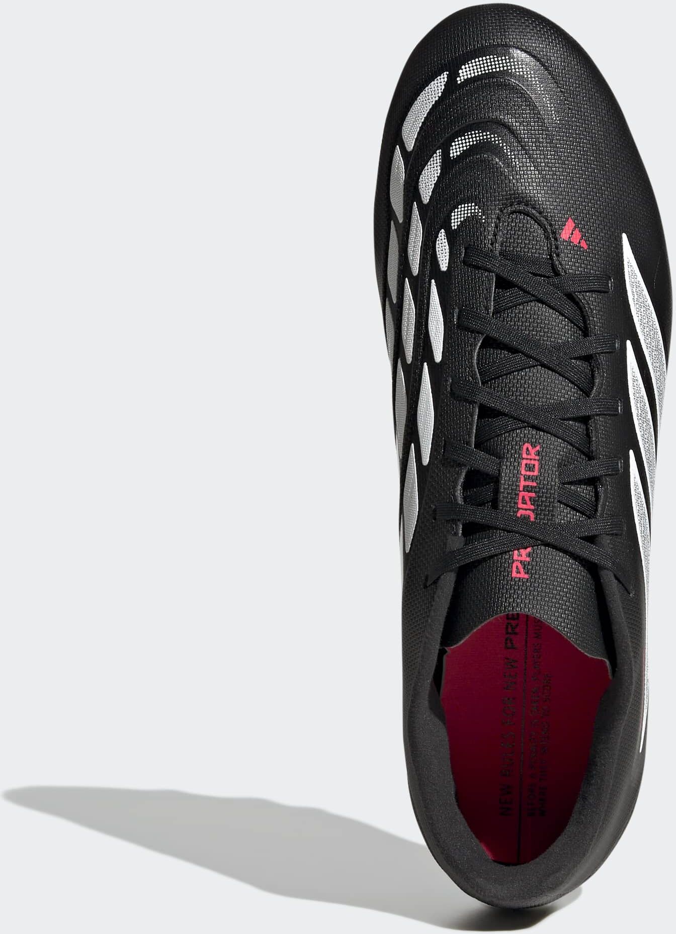Fussballschuh ADIDAS PERFORMANCE "PREDATOR CLUB FIRM GROUND/MULTI GROUND", Gr. 45, schwarz (core schwarz, ftwr weiß, lucid rot), Synthetik, Schuhe Fussballschuh, für viele verschiedene Böden geeignet core schwarz, ftwr weiß, lucid rot 45