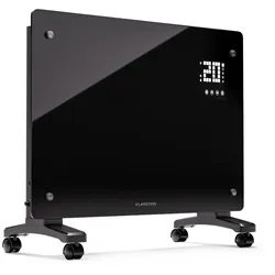Klarstein Bornholm Smart 1500 Konvektions-Heizgerät 1500W WiFi LED IP24 Schwarz