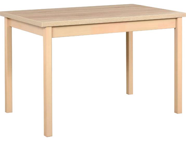 Esstisch Max 3 Sonoma 120x70cm Buchenholz-Laminat 32mm Arbeitsplatte ABS Kantenschutz