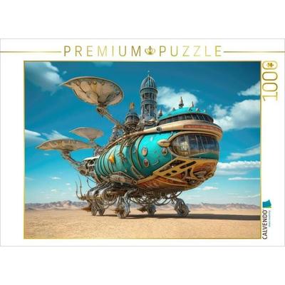 CALVENDO Puzzle Luftschiff-Fantasie | 1000 Teile Lege-Größe 64x48cm Foto-Puzzle für glückliche Stunden
