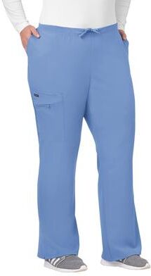 Plus Size Women's Jockey Scrubs Women's Favorite Fit Pant by Jockey Encompass Scrubs in Blue (Size L(14-16))