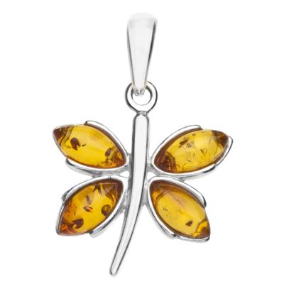 Kettenanhänger OSTSEE-SCHMUCK "Ostsee-Schmuck Anhänger Schmetterling Anhänger Schmetterling", weiß, Schmuckanhänger, Damen, 25 x 18mm, Silber 925 (Sterlingsilber), 2,5 g, Kettenanhänger