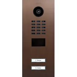 DoorBird D2202V IP Video Türsprechanlage – Echte Baubronze
