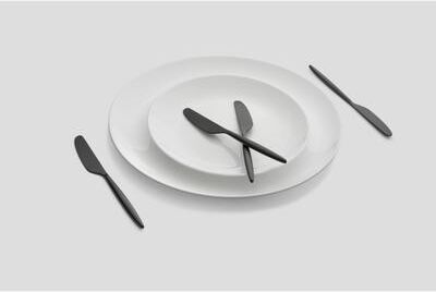 Cambridge Gaze Black Satin 4-Piece Spreader Set