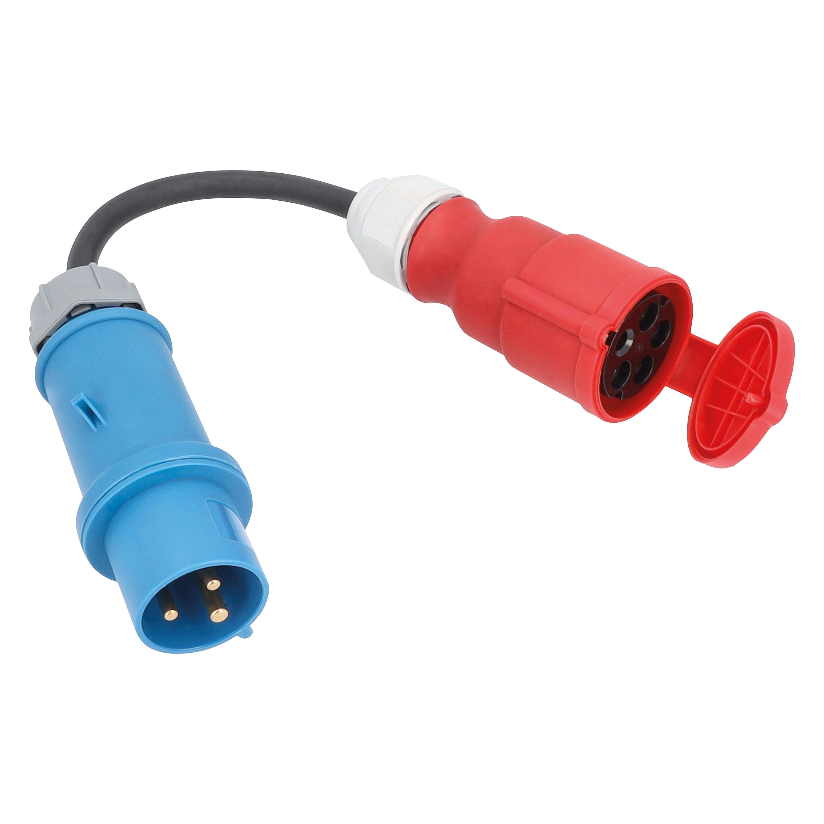 As - Schwabe Adapterleitung CEE auf CEE (0.30 m, SI 32) (61375)