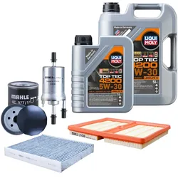 Inspektionspaket Mahle Inspektionskit Liqui Moly 5W-30 für SKODA FABIA III Estat