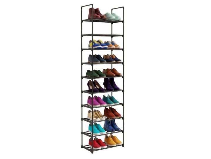 Relaxdays Schuhregal Stecksystem Metall