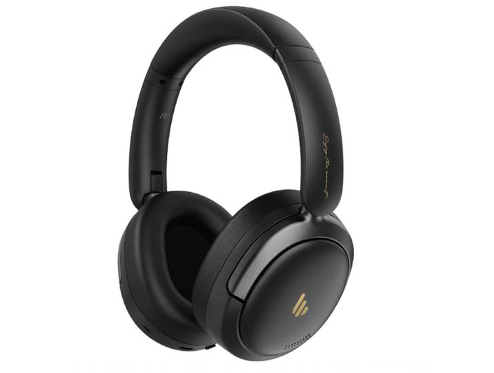 EDIFIER Atom Max Casque over-ear pliable – Réduction de bruit active hybride, Audio Hi-Res, Microphone intégré, Contrôle du volume, 45 h de lecture, Charge rapide, Bluetooth 5.4, Personnalisation via application, Noir