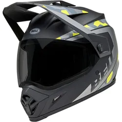 Bell MX-9 Adventure MIPS Mesa, Endurohelm - Matt Schwarz/Grau/Neon-Gelb - S