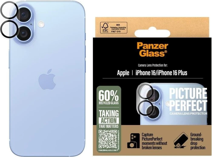 PanzerGlass Camera Apple iPhone 16/16 Plus Picture Perfect